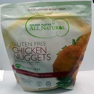 Golden Platter Foods Chicken Breast Gluten-Free Nuggets (Frozen - 1.50 Units)