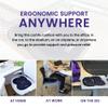 GSeat Lite Travel Gel and Foam Cushion - for Back Pain, Sciatica, Pressure Relief, and Tailbone Discomfort - Promotes Healthy Posture - Ergonomic Comfort - for Car, Commute, Airplane and Travel view 4