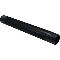 3/4" x 8" Black Steel Pipe Nipple