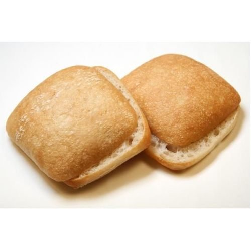Rotellas Sliced Ciabatta Line Bun - 6 count per pack -- 8 packs per case.