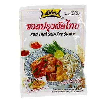 (6 Pack) Lobo Brand Thai Pad Thai Stir-Fry Sauce 120g Thai Food