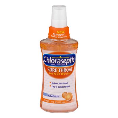 Chloraseptic Sore Throat Fast Acting Spray (Citrus, 6 Fl Oz- 177ml)