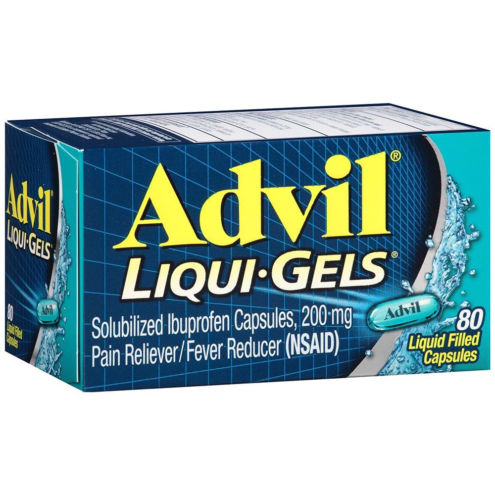 Advil Liqui-Gels 80 Liqui-Gels (Pack of 3)