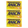 ANACIN Fast Pain Aspirin Tablets, 100 Tabs (Pack of 3) view 1