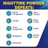 Theraflu Combo Daytime and Nighttime Severe Cold Relief Powder, Honey Lemon Flavor, 12 Count, 6 Daytime and 6 Nighttime view 3
