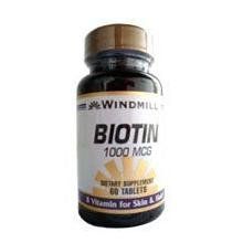 Biotin 1000 Mcg Tabs 60'S Windmill