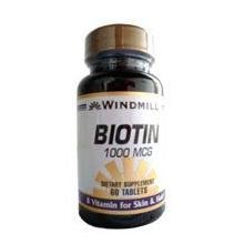 Biotin 1000 Mcg Tabs 60'S Windmill