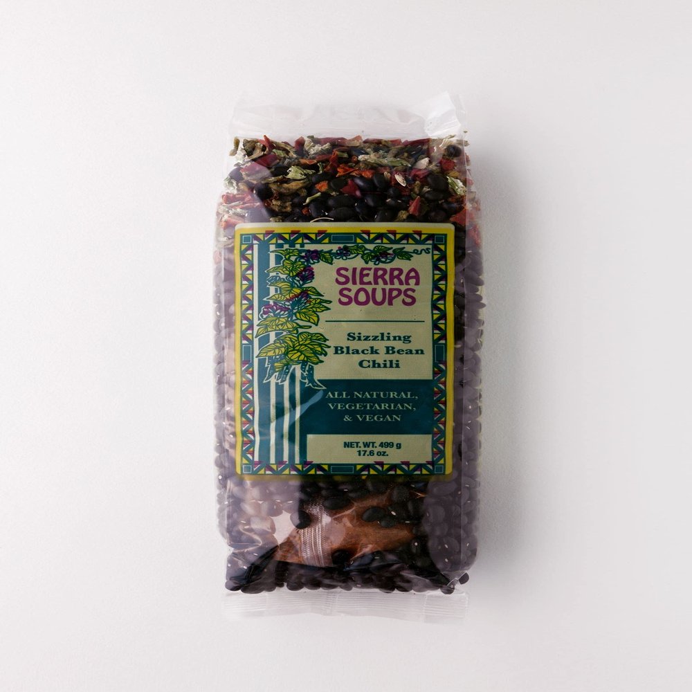 All Natural Gluten Free Vegetarian Vegan Sizzling Black Bean Chili Mix Pack of 3 498 g 17.6 oz each