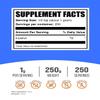 BulkSupplements.com Inositol Powder - Inositol Supplement, Vitamin B8 Supplement - Unflavored & Gluten Free, 1g per Serving, 250g (8.8 oz) (Pack of 1) view 2