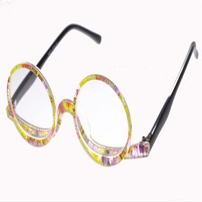 Aloha Eyewear Women's"Makeup Reader" Round Reading Glasses with Hinge (Multi Colored +1.25)