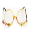 Aloha Eyewear Women's"Makeup Reader" Round Reading Glasses with Hinge (Multi Colored +1.25) view 2