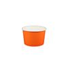 4 oz Stock-colored Yogurt Paper Cups - 1000 Count (Solid Orange) view 1
