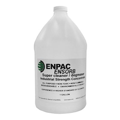 Enpac Ensorb Super Cleaner/Degreaser Multipurpose Concentrate for Concrete Stains or Cooking Surfaces, 1 Gallon