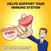 Airborne Vitamin C 750mg (per Serving) Assorted Fruit Flavored Gummies (42 Count in a Bottle), Gluten-Free Immune Support Supplement with Vitamins A C E, Selenium, Echinacea & Ginger view 2