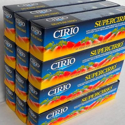 Cirio (12 pack) Double Concentrated Tomato Paste 140g tubes from Italy
