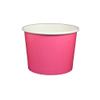 16 oz Yogurt Paper Cups- 1000 Count (Solid Pink) view 1