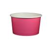 20 oz Yogurt Paper Cups- 600 Count (Solid Pink) view 1