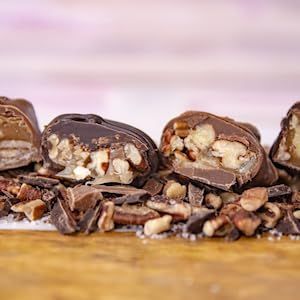 Wockenfuss Candies Pecan Caramel Patties - Milk & Dark - 2lb