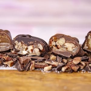 Wockenfuss Candies Pecan Caramel Patties - Milk & Dark - 2lb