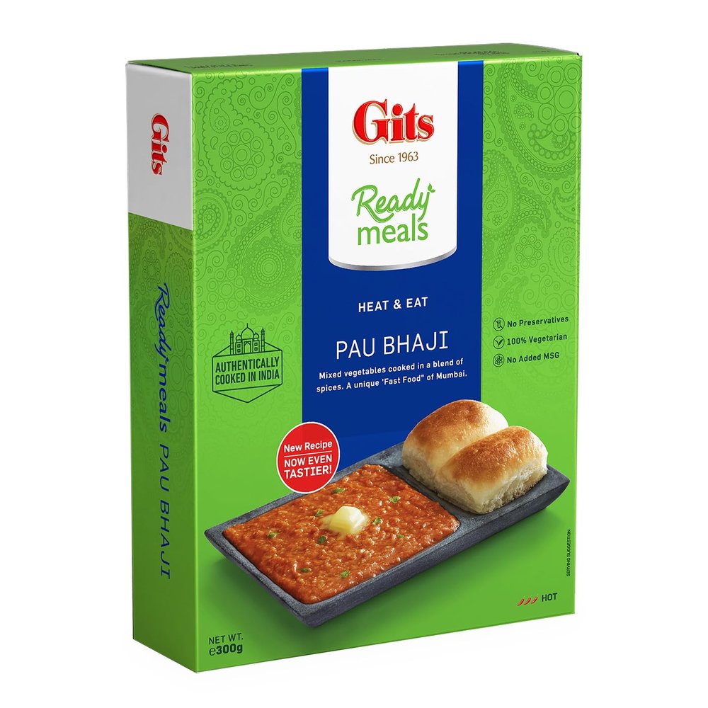 Gits Ready Meals, Pau Bhaji, 10.5 Ounce