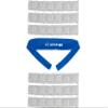 Cooling Bandana+6 Inserts ICE WRAPTOR:Just Add Water & Freeze. Cools Neck, Head, Joints. Portable Ice Therapy for Pain Relief.Adjustable, Lightweight - w/6x 2.5"x15" Reusable Cryosheet Inserts view 1
