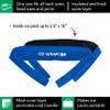 Cooling Bandana+6 Inserts ICE WRAPTOR:Just Add Water & Freeze. Cools Neck, Head, Joints. Portable Ice Therapy for Pain Relief.Adjustable, Lightweight - w/6x 2.5"x15" Reusable Cryosheet Inserts view 3