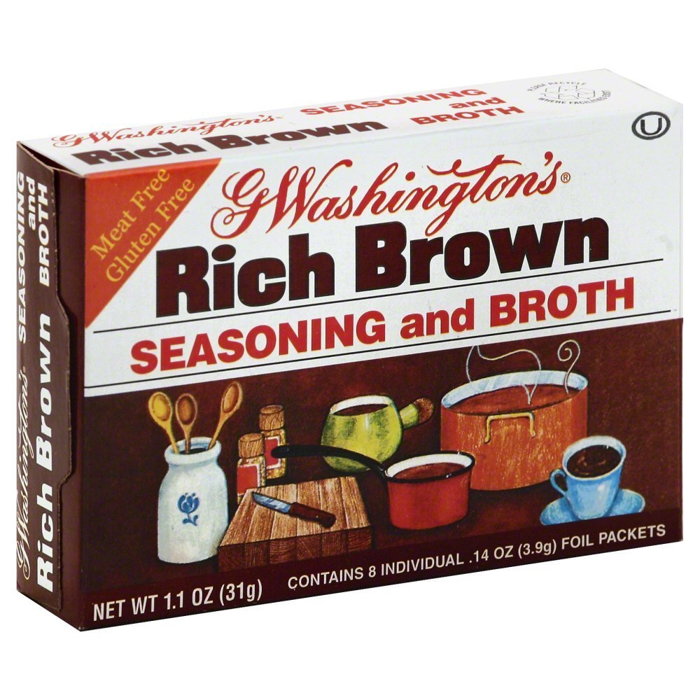George Washington Broth Seasoning Brown Gluten Free, 1.10 oz