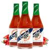 Crystal Hot Sauce, Original - 6 oz Bottle, Pack of 3, Low Sodium, Low Fat, All Natural, Recipe Card Included - Authentic Louisiana Cayenne Sauce view 1