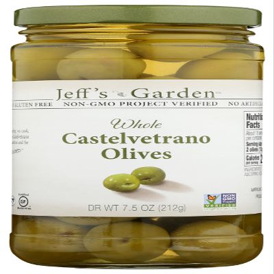 Jeff's Naturals Whole Castelvetrano Olives, 7.5 oz