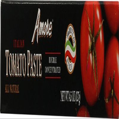 Amore Tomato Paste, Tube 4.5 oz. (Pack of 12)
