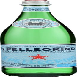 San Pellegrino Sparkling Mineral Water 25.3 oz. (Pack of 15)