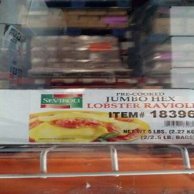 Seviroli Foods Lobster Ravioli Pasta, 5 Pound -- 1 each.