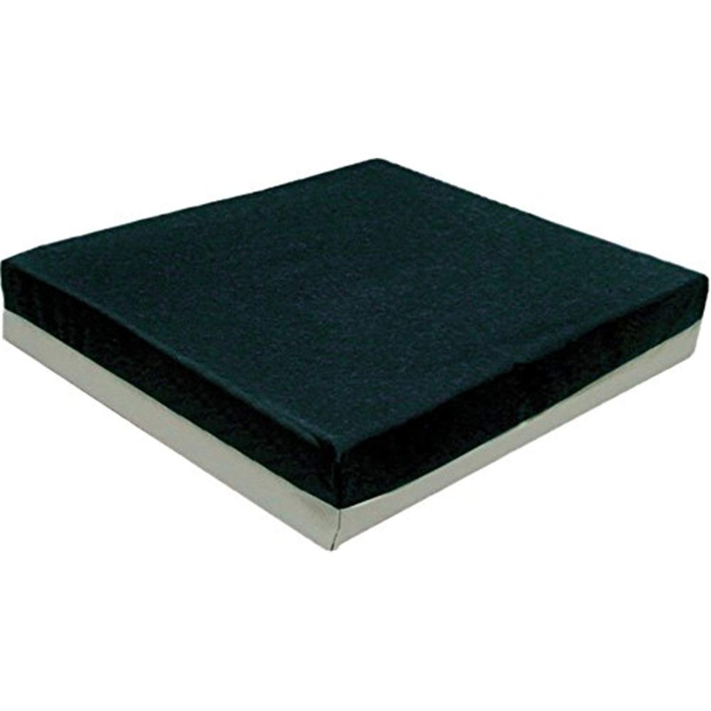 FabLife Wheelchair Cushion with Removable Cover, Gel/Foam, 16"x18"x2" Navy Color