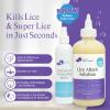 Kapow All-in-One Head Lice Treatment Kit for Family  Extra Strength Lice Shampoo, Spray & Comb for Kids & Adults, Sensitive Scalp Friendly, Non-Toxic, Fast & Effective Lice Removal view 2