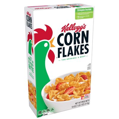 Corn Flakes Cereal, Original, 18 Ounce (Pack of 12)