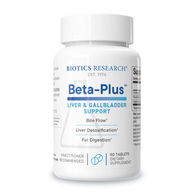 Biotics Research Beta-Plus Nutritional Ox Bile Salts Digestive Enzymes Supplement for Bile Production for No Gallbladder-Supports Overall Liver Function, Aids Fat Digestion, Supplies Betaine 90 Tabs