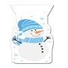 CC Inc. Snowman Shaped Cello Bag with Zipper Closure - 12 Pack view 1
