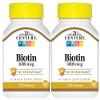 21st Century Biotin 5000 mcg Capsules,2 Count view 1