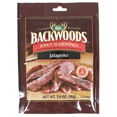 BACKWOODS JALAPENO JERKY SEASONING Seasons 5 pounds Of Meat