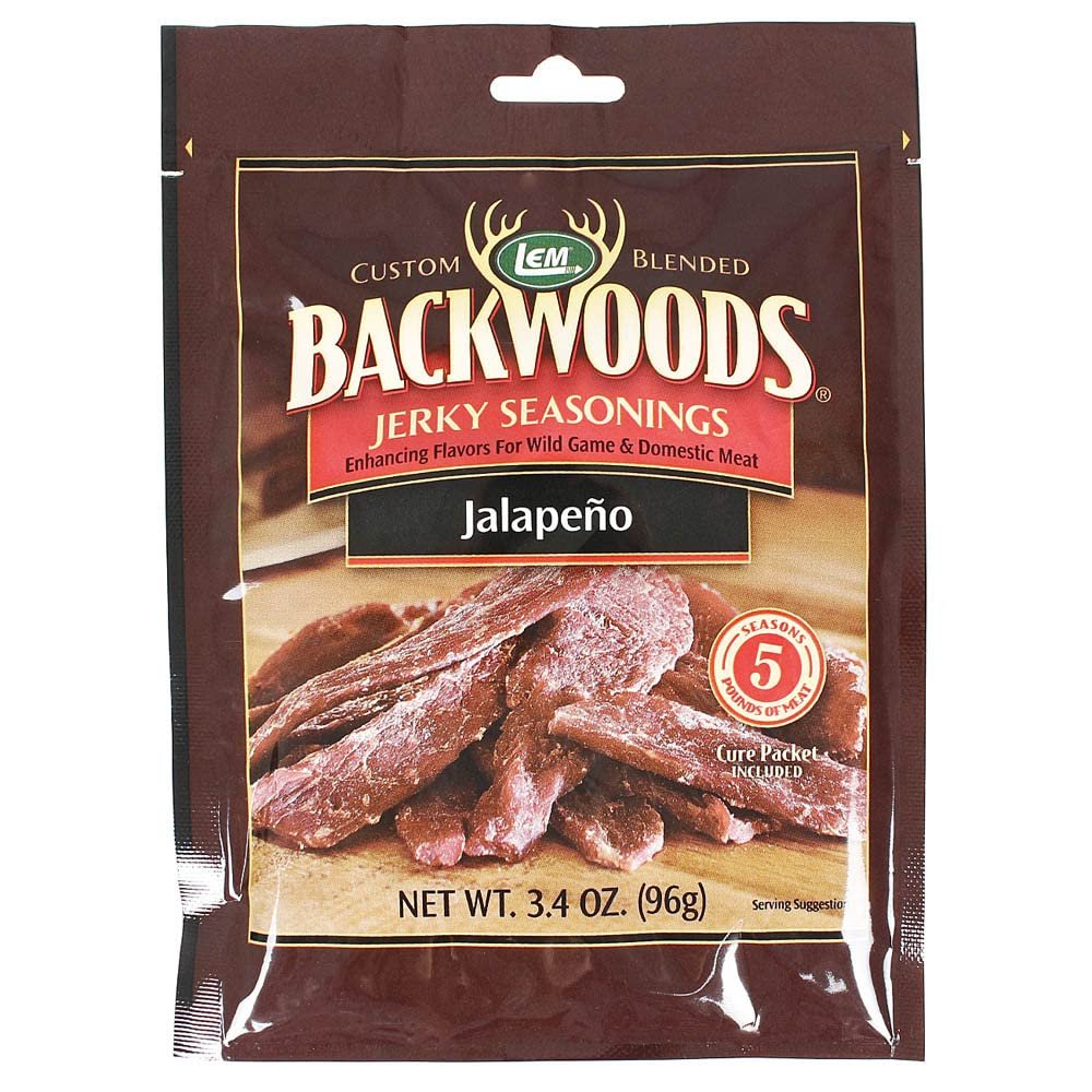 BACKWOODS JALAPENO JERKY SEASONING Seasons 5 pounds Of Meat