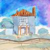 1/8 Sheet ~ Eric Gunty's Blue House Painting Birthday ~ Edible Cake/Cupcake Topper!!! view 1