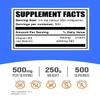 BulkSupplements.com Niacin Powder - Vitamin B3 Supplement, Niacin Flush - Gluten Free, 500mg per Serving, 250g (8.8 oz) (Pack of 1) view 2
