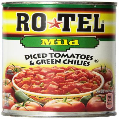 Ro Tel Tomato Diced Milder(Pack of 6)