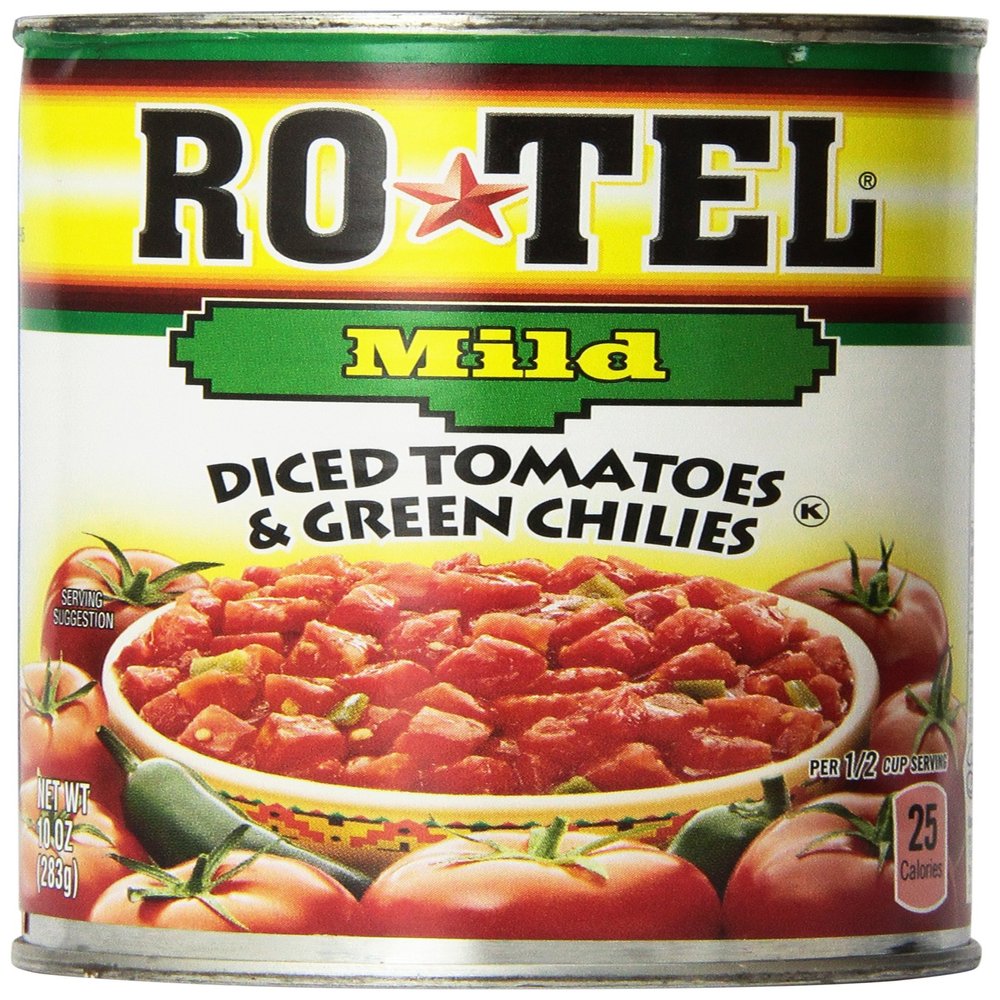 Ro Tel Tomato Diced Milder(Pack of 6)