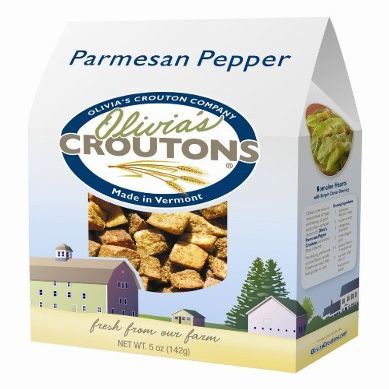 Olivia's Crouton Co, Inc Croutons, Parmesean Pepper 5 OZ (Pack of 6)