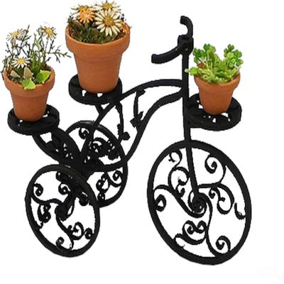 Kobaani Model Workshop 1/24 Sweet Style Series Iron Tricycle and Flower Pot Assembly Kit SS-019