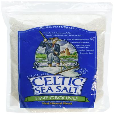 CELTIC SEA SALT FNE GROUND POUC, 1 LB (Pack of 3)