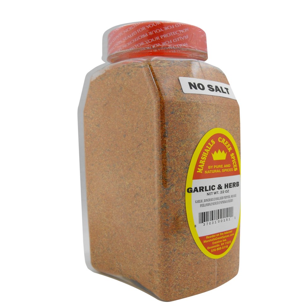 XL Size Marshalls Creek Spices Garlic And Herb No Salt Seasoning, 22 Ounce 