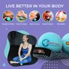 YOGA TUNE UP Therapy Balls in Tote by Tune Up Fitness - Massage Balls for Trigger Point, Pressure Point & Myofascial Release - Use as Single or Peanut Ball for Pain Relief & Relaxation (Aqua Blue) view 4