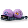 YOGA TUNE UP Therapy Balls in Tote by Tune Up Fitness - Massage Balls for Trigger Point, Pressure Point & Myofascial Release - Use as Single or Peanut Ball for Pain Relief & Relaxation (Deep Purple) view 1